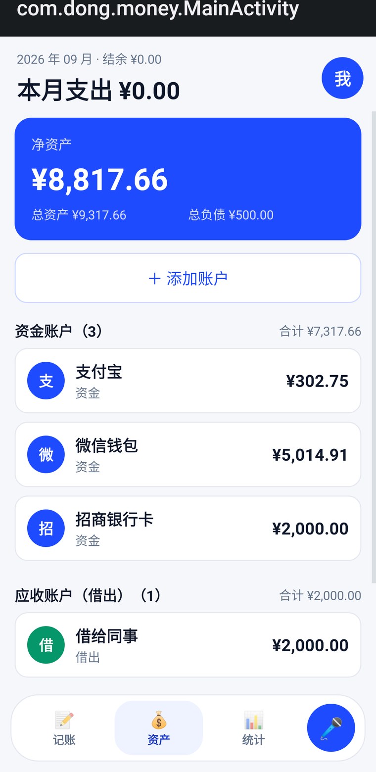 资产 · 净资产与账户